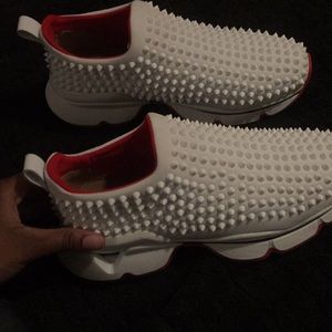 spike sock donna red sole sneakers